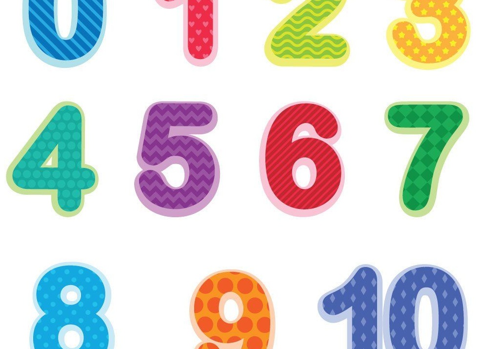 Красочные цифры для детей