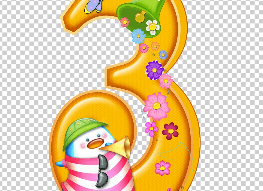 Красивые сказочные цифры