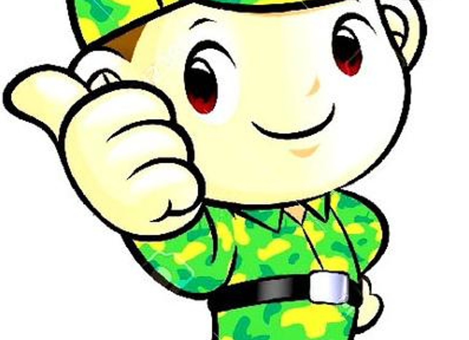 Мальчик в военной форме мультяшный