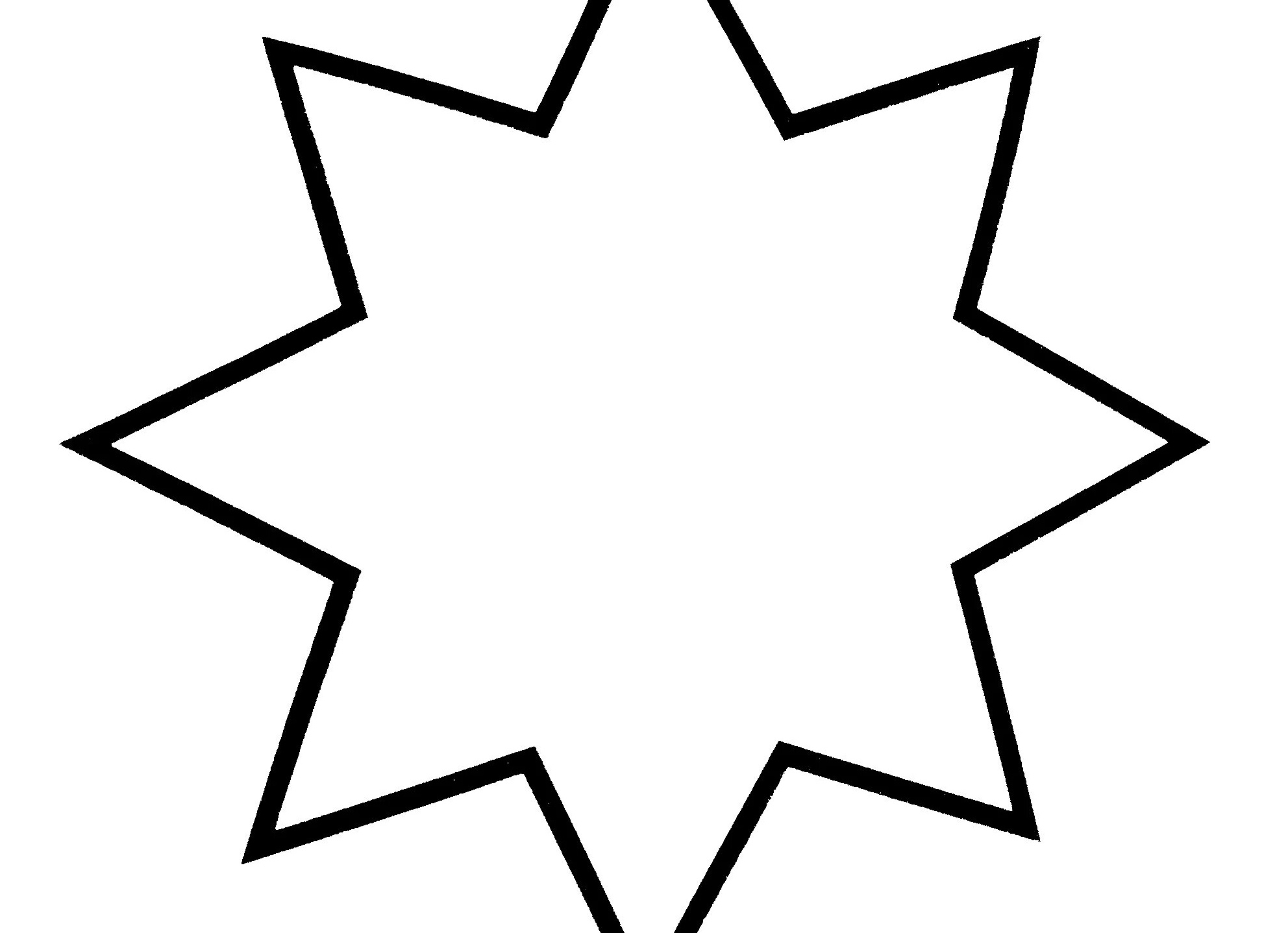 Звезда шаблон