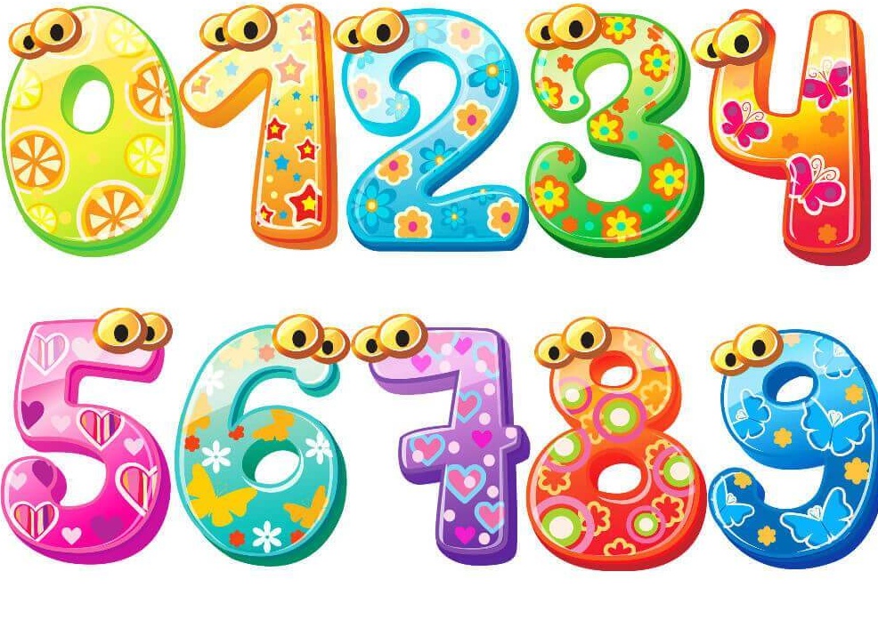 Цифры детские