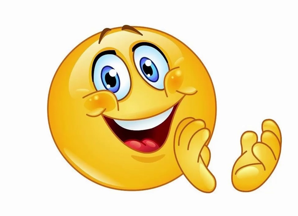 Смайлик молодец на прозрачном фоне