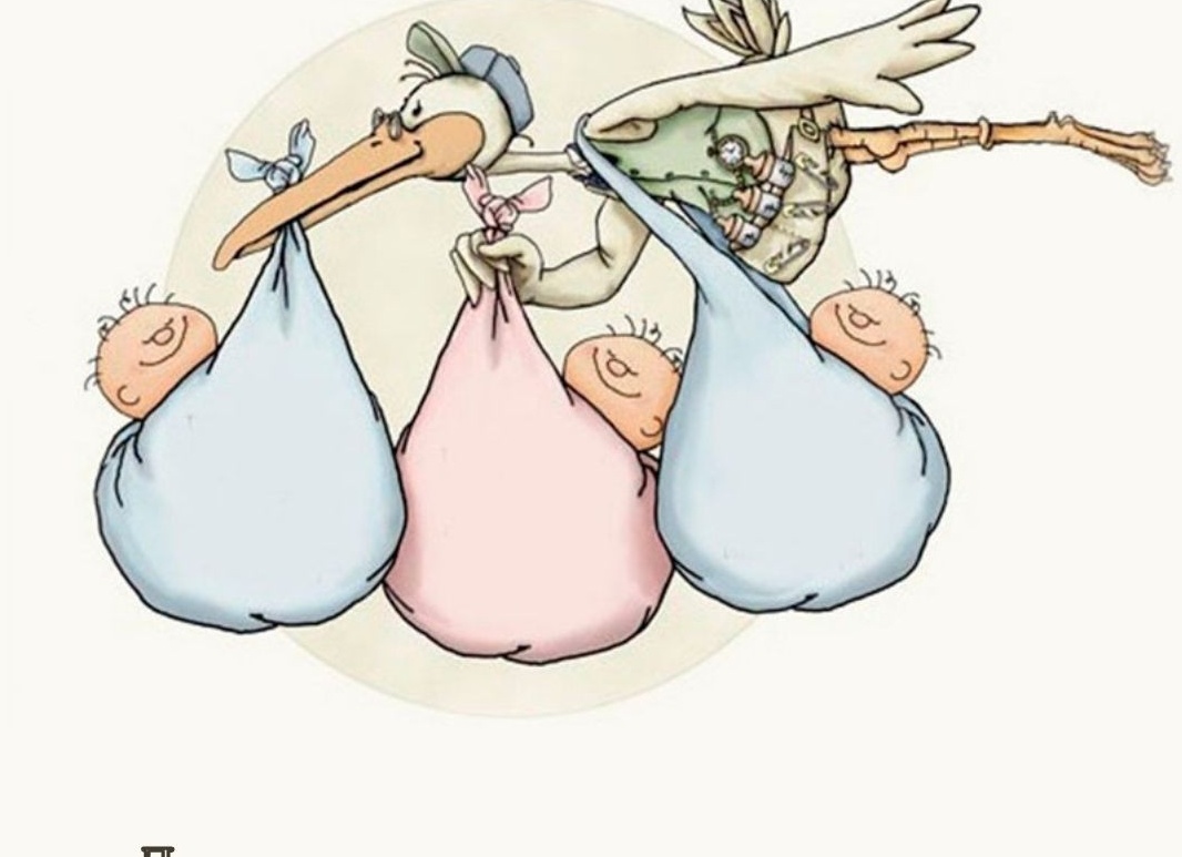 Открытка отцу с рождением двойняшек